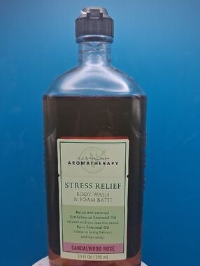 Bath & Body Works Aromatherapy Stress Relief Body Wash/Foam Bath. Discontinued